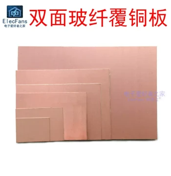 Double-Sided Fiberglass Copper-Clad Board 5*7 Universal Version PCB Making Circuit 10*15cm Universal Electronic Circuit Board 7x9
