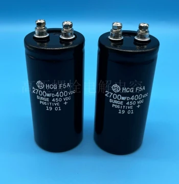 Imported Hitachi 400V 2700uF HCGF5A 450V 2200uF Welding Machine High Voltage VFD Electrolytic Capacitor