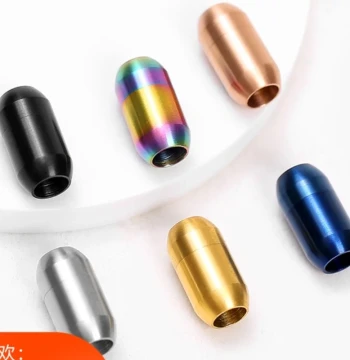 Stainless Steel Magnetic Buckle for Rope Bracelets Braided Rope Leather Rope Dragon Scale Buckle DIY Jewelry Accessories Connector Clasp