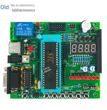 51 Microcontroller Development Board Learning Board Kit Electronic Soldering Practice DIY Experiment AVR Compatible TJ-56-139