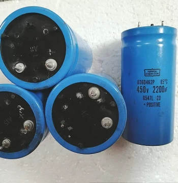USA Sprague-Goodman (Chemicon) U36D Series 450V 2200uF High-Voltage Electrolytic Capacitor VFD Capacitor