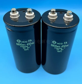 New Hitachi 450V 6800uF HCGFA 400V 6800uF Wire-Cutting Inverter Filter Electrolytic Capacitor