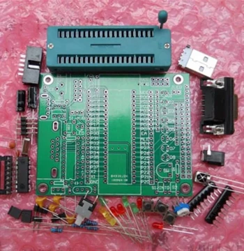 51 MCU Minimum System Board AT89S52 STC89C52 Development Board Discrete Parts Soldering Practice DIY Kit