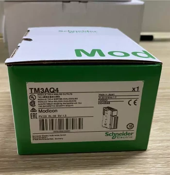 Futures TM3AQ4 Schneider Original PLC Programmable Controller Analog Expansion Module