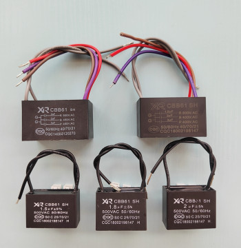 CBB61 Electric Fan Light Ceiling Fan Light Start Capacitor 1.5UF/1.8UF/2.0UF 500V