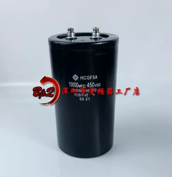 10000MFD 450VDC Hitachi New Original Aluminum Electrolytic Capacitor, 400V 10000UF High-Voltage DC Capacitor
