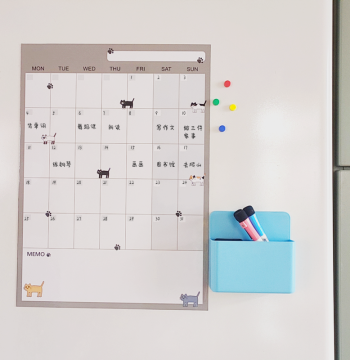 Fridge Magnet Message Board Calendar Monthly Magnetic Sticker Magnetic Whiteboard Schedule Plan Self-Discipline Table Memo Erasable