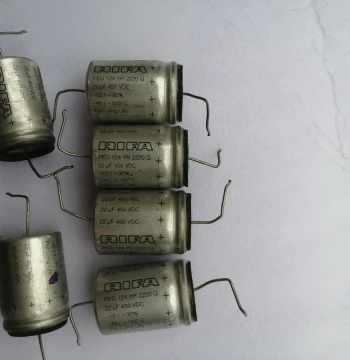 Lifa RIFA PEG124 Series elyt long life 450V 22uF Axial High Voltage Audiophile Capacitor