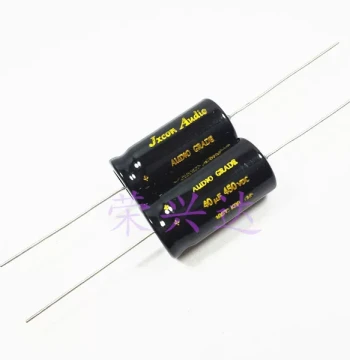 JXCONAUDIO Golden Character High-Voltage Tube Amp Axial Horizontal Electrolytic Capacitor 450V40UF 450V 16X31