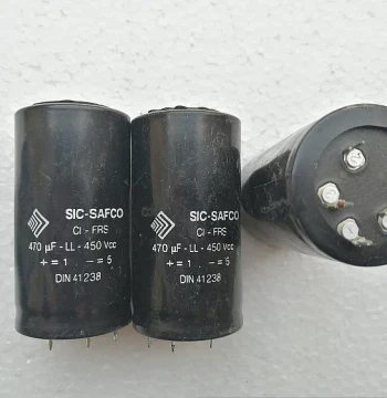 France SIC-SAFCO DIN41238 Series 450V 470uF High-Voltage Audiophile Electrolytic Capacitor