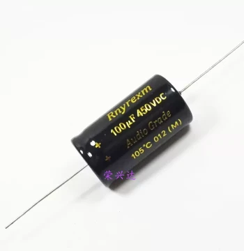 Rnyrexm High-Voltage Tube Amplifier Axial Horizontal Electrolytic Capacitor 450V 100UF, 100UF 450V 18*41
