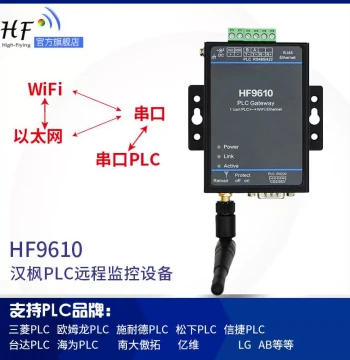 Hanfeng PLC Gateway: Serial to Ethernet/WiFi Remote Control Module for Downloading, Monitoring, and Server HF9610