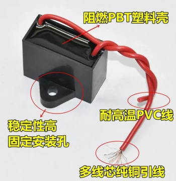 CBB61 Fan Start Capacitor 1.2/1.5/1.8/2/2.2/2.5/3/4/5UF 450V Ceiling Fan Range Hood