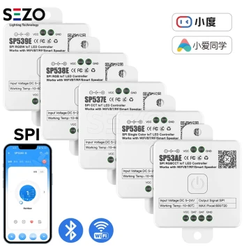 Mi Home LED Flow Light Strip SP53XE Smart SPI Controller Linear Light WiFi Module