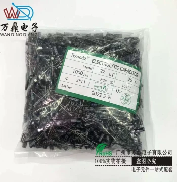 Electrolytic Capacitor High-Frequency Low-ESR 25v220uf 6x12 8x12 Switching Power Supply Aluminum Electrolytic Capacitor