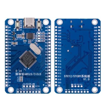 STC89C52RC STC12 STC89 Core Board, Development Board, Learning Board, 51 Microcontroller Minimum System Board
