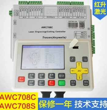 Laser Engraver Motherboard Cutting Machine Control System Qiancheng AWC708C Controller Board 608 Panel Accessories