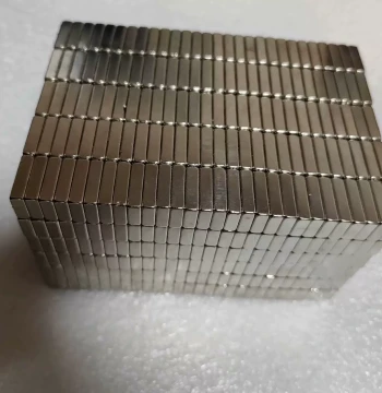 Single Hole Rectangular Countersunk Screw Hole Neodymium Iron Boron Strong Magnet 830 Units Negotiable Price