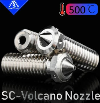 Mellow High-Temperature Precision NF-Volcano Copper Nozzle for E3D V6 Hotend 3D Printer