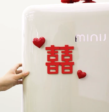 Love Character Xi Refrigerator Magnet Magnetic Sticker Atmosphere Arrangement Decoration Creative Festive Cartoon Refrigerator Magnet Magnetic Decoration