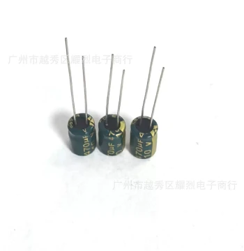 Original Capacitor 10V 470uF 6×7mm JWCO Power Supply Green-Gold High-Frequency Low-ESR Aluminum Electrolytic Capacitor