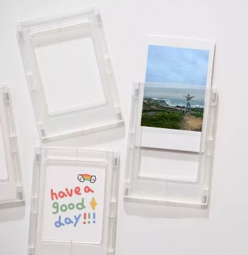 Instax Photo Frame Fridge Magnet - Creative Instagram Style 3-Inch Photo Holder, Magnetic Picture Card Frame
