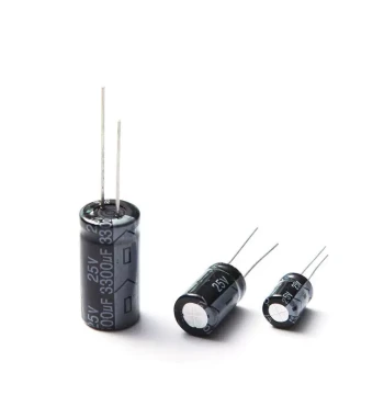 Through-Hole Aluminum Electrolytic Capacitor 5*5-10V 100UF for LED Bulbs and Spotlights High-Frequency Low-ESR Plug-in Capacitor