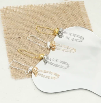 18K Gold Plated Color-Preserved Anti-Drop Round Square Chain Magnetic Clasp DIY Bracelet Necklace Finisher Connector Magnetic Buckle