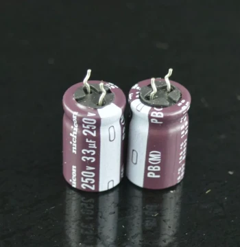20 Pieces 250V33uf Nichicon 12*25 Aluminum Electrolytic Capacitors PB High Frequency Power Supply Fan Filter 105 Degrees