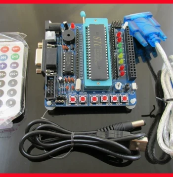 51 Microcontroller Minimum System Board Kit AT89S52 STC89C52 Development Board 51 Learning Board DIY Components