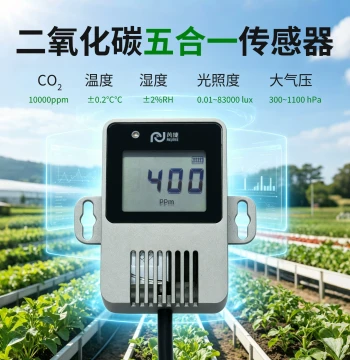 Carbon Dioxide Sensor 485 Temperature Humidity CO2 Illuminance Pressure Transmitter Gas Detector