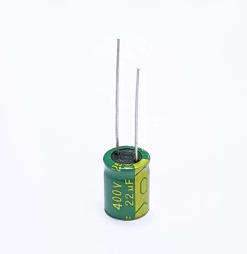 Lvjin High Frequency Aluminum Electrolytic Capacitor 22 uF 400V High Quality D13 H25 Common Power Supply Capacitor