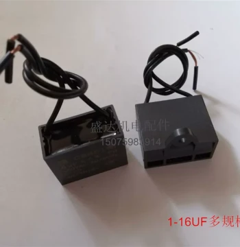 CBB61 Fan Start Capacitor 1.2/1.2/1.5/2/2.5/3/4/5/6/7uF for Ceiling Fan and Range Hood