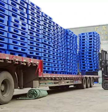 210 Thick Plastic Pallet Warehouse Transport Reinforced Pallet Forklift Logistics Warehousing Moisture-Proof Pallet MKV Grid Double-Face Pallet