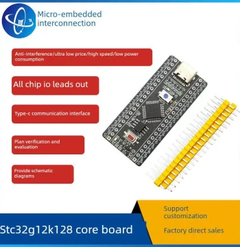 Stc32G12K128 Core Board 8051 MCU Learning Development Board Small System USB Download Programmer