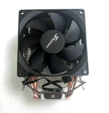 CPU Air Cooler for Socket 2011, Rectangular/Square Design, Universal for AMD, Four Heat Pipe Fan