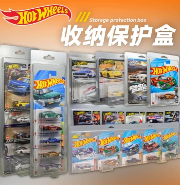 Hot Wheels Protective Case PVC Transparent Car Culture Transport Fleet Set Card Protector