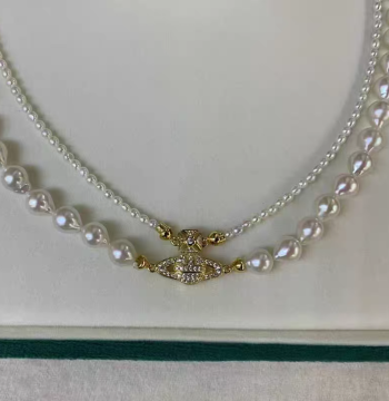 DIY Accessories 925 Silver-Plated Saturn Sweater Chain Necklace Bracelet Connector Magnetic Double-Row Pearl Clip Clasp Jewelry