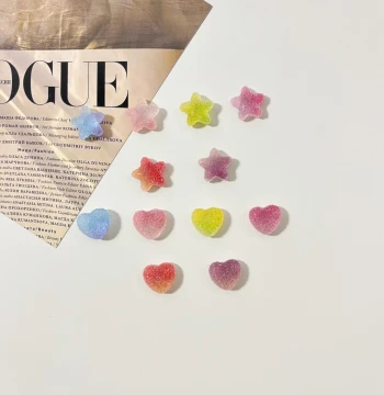 Heart-Shaped Fridge Magnets, Cute Magnetic Stickers for Blackboard/Whiteboard Photo Decoration, Magnetic Buckles, Fixed Force Magnets