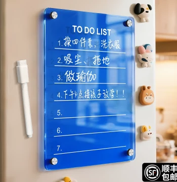 Refrigerator Magnet Message Board Erasable Instagram Style Display Board Home Decor Handwritten Planner Memo Magnetic Sticker