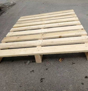 Three-Runner Double-Faced Solid Wood Pallet ZXB - Bulk Tea Wooden Crate and Deck Board from Factory