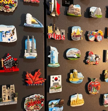 Creative 3D Refrigerator Magnets from Countries Worldwide, European & American Style Souvenirs and Decorative Fridge Stickers