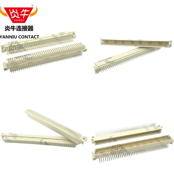 European Socket 120P Board-to-Board Backplane Card Connector 3 Rows 40 Pins DIN41612-3120