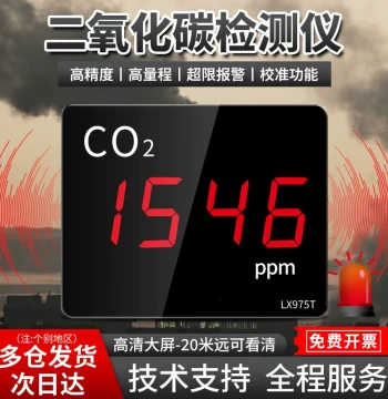Carbon Dioxide Gas Detector for Indoor/Industrial CO2 Concentration Alarm, Air Quality Environmental Monitoring Sensor