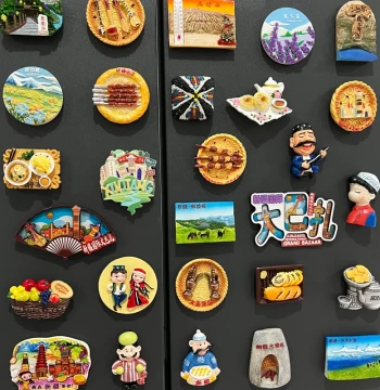 2026 New Xinjiang Refrigerator Magnets: Fruit and Food Themed Decorative Magnetic Stickers, Specialty Travel Souvenirs