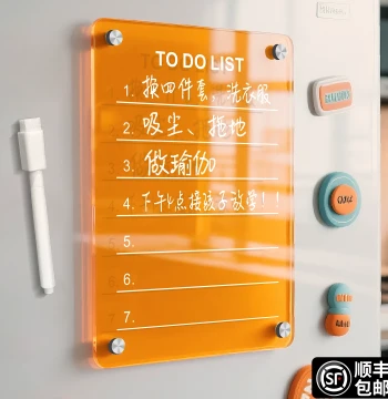Magnetic Refrigerator Message Board Display Sticker Home Erasable Memo Creative Colorful Decorative Writing Magnet