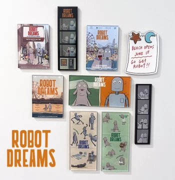 Dream of Robots Movie Refrigerator Magnets, Creative Original Self-Made Acrylic Cartoon Irregular Decorative Peripherals