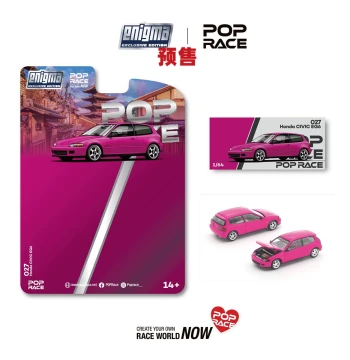 POPRACE Honda Civic EG6 PRE027 Vacuum Formed Board Card Alloy
