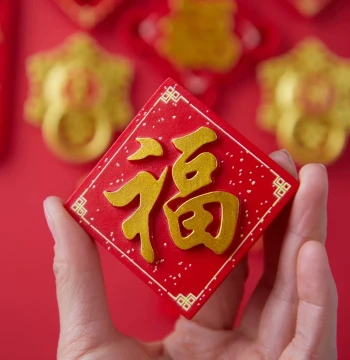 2025 New Fridge Magnets: Couplets and 'Fu' Character for Spring Festival/New Year, Fridge Decorative Magnetic Door Stickers, Entrance Door Decoration