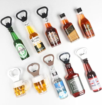 Buy 3 Get 1 Free Bottle Opener Fridge Magnet Beer Opener 3D Creative Magnetic Sticker